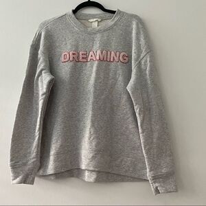 H&M Grey Dreaming Sweatshirt size Medium